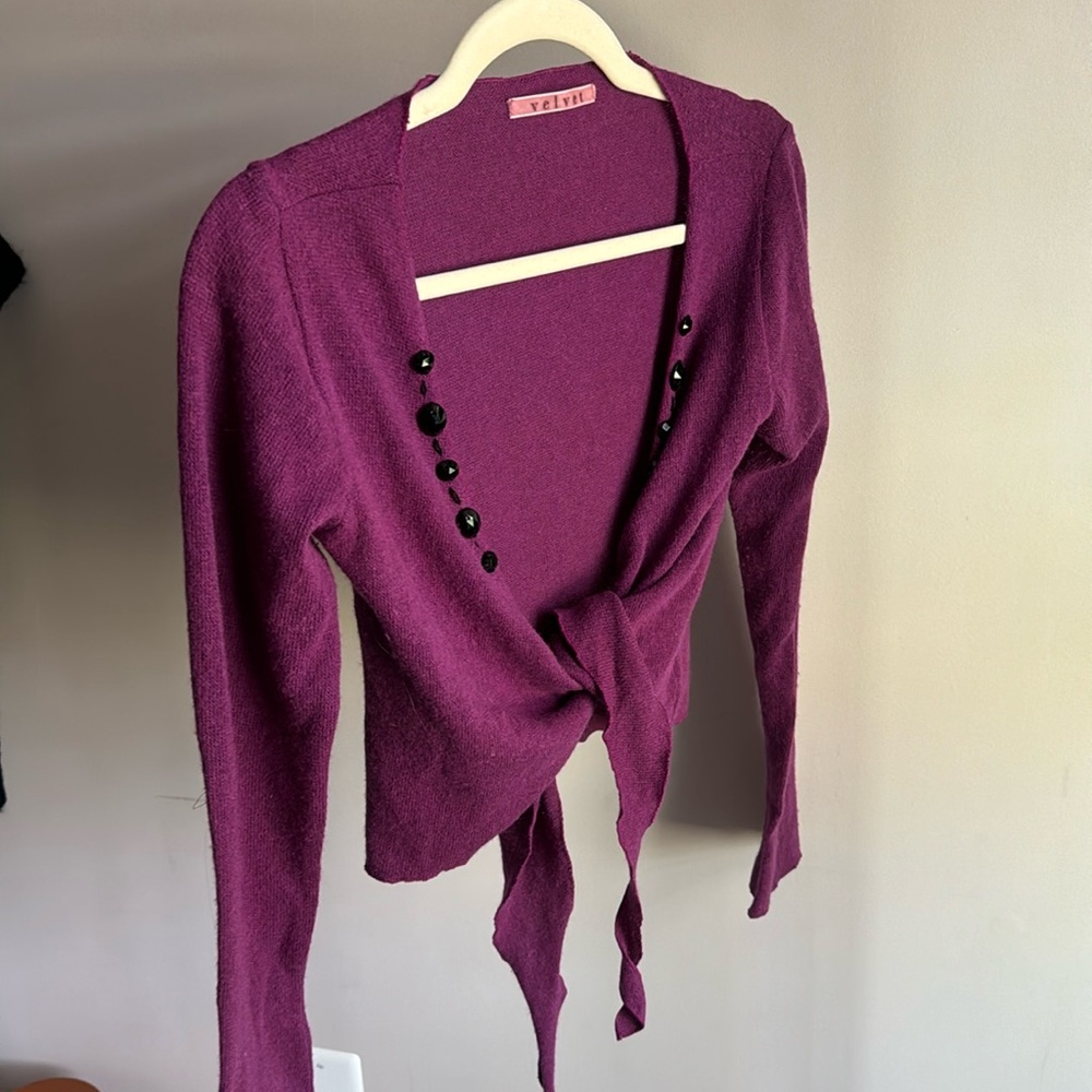 Velvet sweater. Size S.
